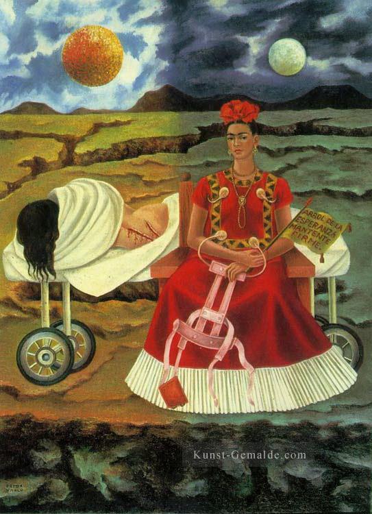 Baum der Hoffnung bleibt starker Feminismus Frida Kahlo Ölgemälde